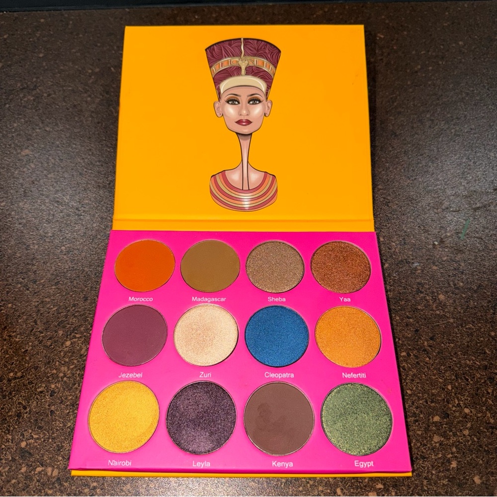 Juvia's Place The Nubian 2 Palette - Bold Yellow Packaging